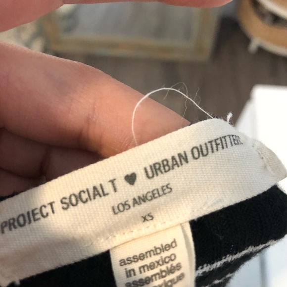 Project Tee Urban Outfitters Lace Up Black Long - Picture 6 of 6